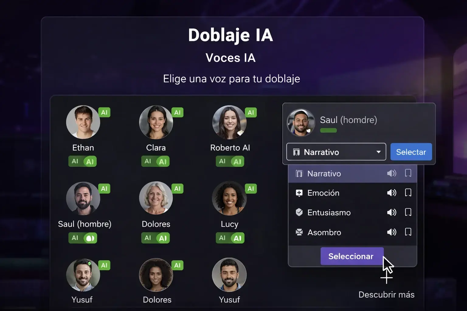 Locuciones con Voces IA