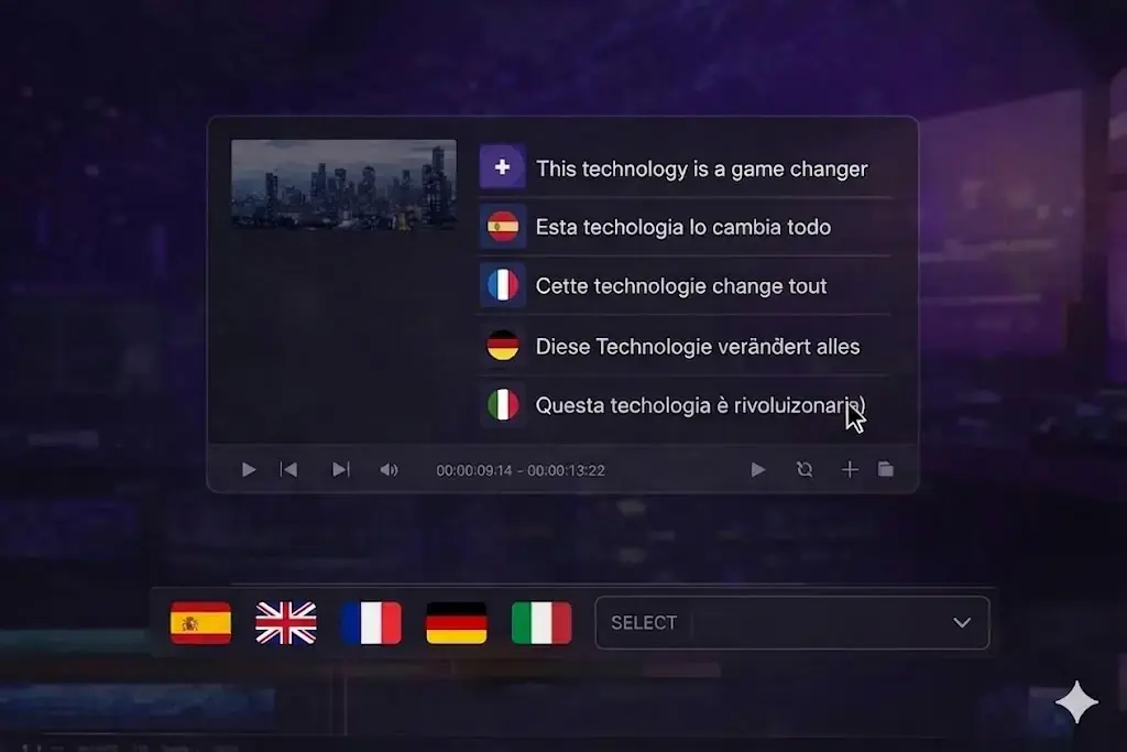 Subtitulado Multilingüe